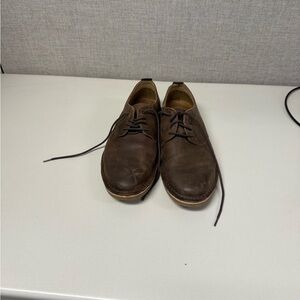 Nunn Bush Dual Comfort Brown Leather Lace Up Oxford Shoes Men’s Size 10M